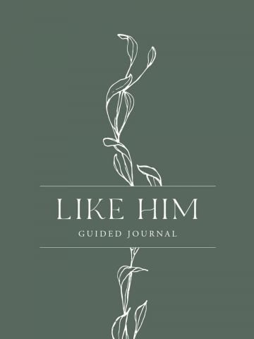 CC -  Journal - Like Him Guided Journal<BR>「彼のようになる」ガイド日記帳