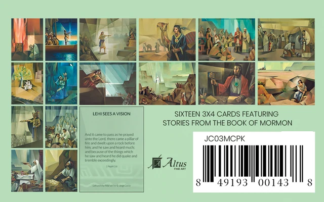 AF - Minicard pack - Book of Mormon - Minicard Pack -16 images by Jorge Cocco <BR>　コレクションカード　「モルモン書」（16枚）