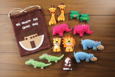 CC - Quiet Bag - My Noah's Ark Quiet Bag (14-Pieces)<BR>クワイエットバッグ「ノアの箱舟」（14ピース）