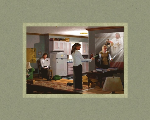 AF - 5x7 - Print - 5x7 print matted to 8x10 - "Witness for His Name" by Doc Christensenܺ߸˾ʡۡ