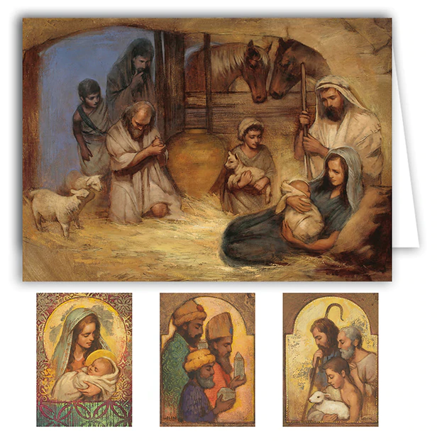 AF - Card Pack - Annie Henrie Nader Boxed Christmas Cards (20 Cards - 5 Each of 4 Designs)<BR>ˡإ꡼ͥ衡ꥹޥɥѥå
