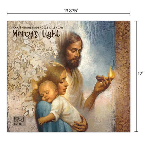 AF-2023 Calendar - 2023 Annie Henrie Nader Calendar - Mercys Light<BR>2023年カレンダー　アニー・ヘンリー・ネイダー画「哀れみの光」