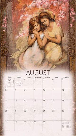 AF-2023 Calendar - 2023 Annie Henrie Nader Calendar - Mercys Light<BR>2023年カレンダー　アニー・ヘンリー・ネイダー画「哀れみの光」