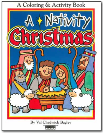 CC - Activity Book - A Nativity Christmas / A Coloring & Activity Book ネイティビティークリスマス（英語版）ぬり絵と活動の本