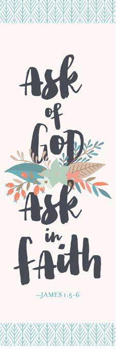 CC - Bookmark - Ask of God, Ask in Faith<BR>2017年青少年のテーマしおり - 願い求めなさい【日本在庫商品】