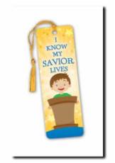 CF - Bookmark - I Know My Savior Lives Bookmark-Boy <br>テーマしおり　「私は主が生きておられることを知っています」（男の子）【在庫限り】