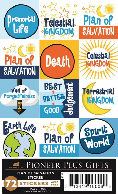 CF - Stickers - Plan of Salvation - Kid Friendly - Stickers<BR>ߤηײ衡ƥåܺ߸˾ʡ