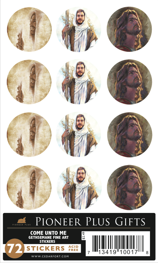 CF - Stickers - Come Unto Me: Gethsemane Fine Art Stickers<BR>ステッカー - わたしのもとにきなさい【日本在庫商品】