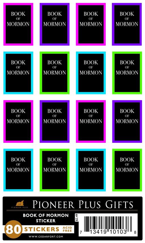 CF - Stickers - Book of Mormon<BR>ステッカー　モルモン書 【在庫限り】