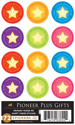 CF - Stickers - Primary Makes Me Happy - Theme Stickers <BR>ץ饤ޥ꡼Ϥ錄򹬤ˤƤޤ ƥå