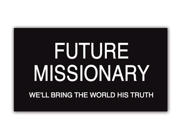 CF - Badge - Future Missionary Slip-On Badge <BR>未来の宣教師　バッヂ(スリップオンタイプ)　