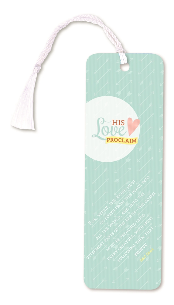 CF - Bookmark - His Love Proclaim<BR>しおり - キリストの愛を宣べ伝える