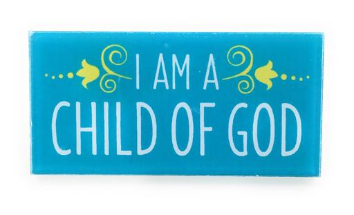 CF - Badge - I am a Child of God iBluej<BR>oba ݂̂ł (u[)y{݌ɂz