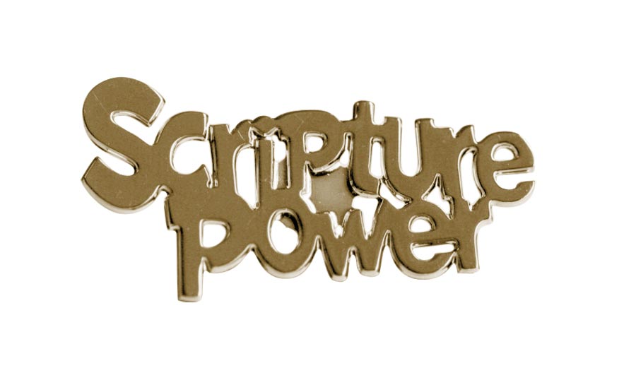 CF - Tie Tack - Scripture Power-Gold   タイピン/聖文の力（ゴールド）(在庫限り)