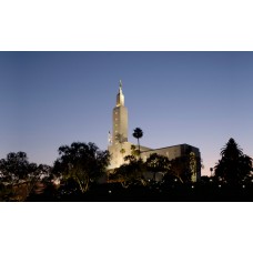 CH - Recommend Holder - Los Angeles Light Up California Temple Recommend Holder <BR>神殿推薦状ケース ロサンゼルス神殿 【在庫限り】