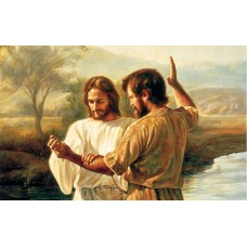 CH - Recommend Holder - Baptism Of Christ Missionary Recommend Holder<BR>神殿推薦状ケース - キリストのバプテスマ【日本在庫商品】