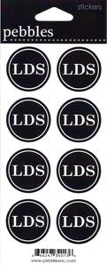 Stickers - LDS Black LDSロゴ　黒【日本在庫１点限り】