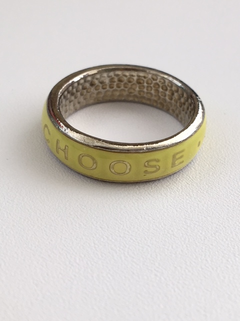 (US 7.0)GS - CTR Ring - Choose the Right Yellow ں߸1¤