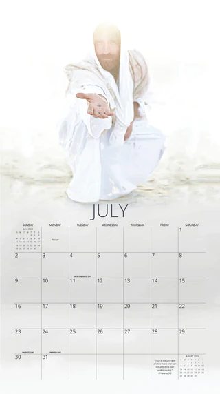 AF-2023 Calendar - 2023 Haley Miller Calendar - The Peacemaker<BR>2023年カレンダー　ヘイリー・ミラー 画「平和を作り出す人」