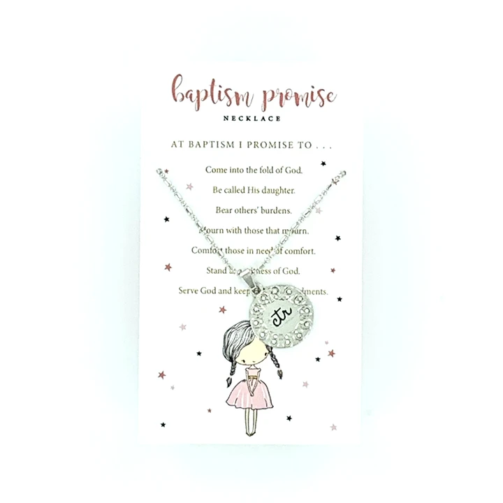 CF - Necklace - Baptism Promise Necklace-white<BR>バプテスマの約束ネックレス（ホワイト）