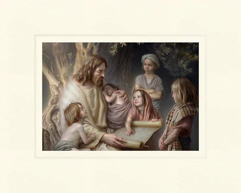 AF - 5x7 - Print - Children of the Light 5x7 print - 5x7 print matted to 8x10 by Robert A. Boyd<BR>光の子供たち　20.3cm x 25.4 cm