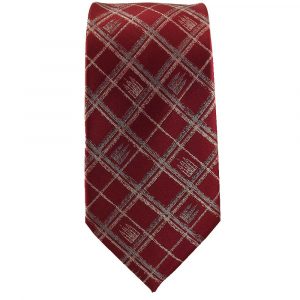 JB - Tie - Mens Salt Lake Temple Red Plaid Tie<BR>ͥ͡˥ȥ졼 ץå (åɡ