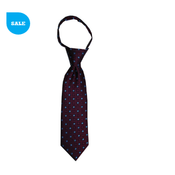 JB - Toddler Tie - Burgundy Wine with Frost Blue Squares<BR>Ļͥ(14) Сǥ磻եȥ֥롼ܺ߸ˤ鷺