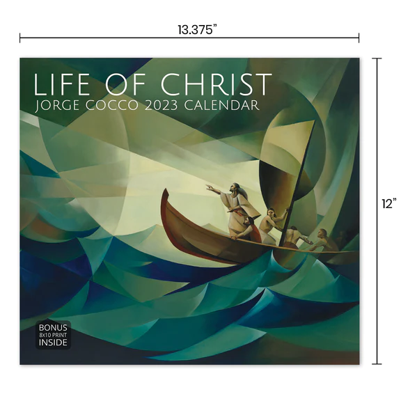 AF-2023 Calendar - 2023 Jorge Cocco Calendar - Life of Christ<BR>2023年カレンダー　ジョージ・コッコ画「キリストの人生」