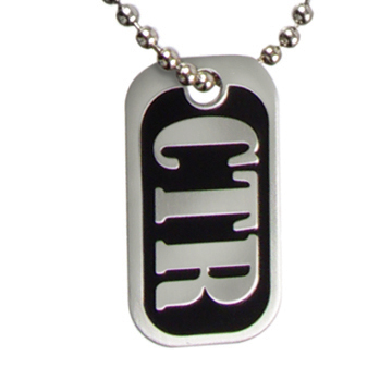 RM - Necklace - CTR Mini Dog Tag Necklace<BR>CTRƥ ߥˡɥͥå쥹