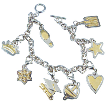 RM - Bracelet - YW Values Charm Bracelet<BR>若い女性の信条チャームブレスレット　【日本在庫商品】