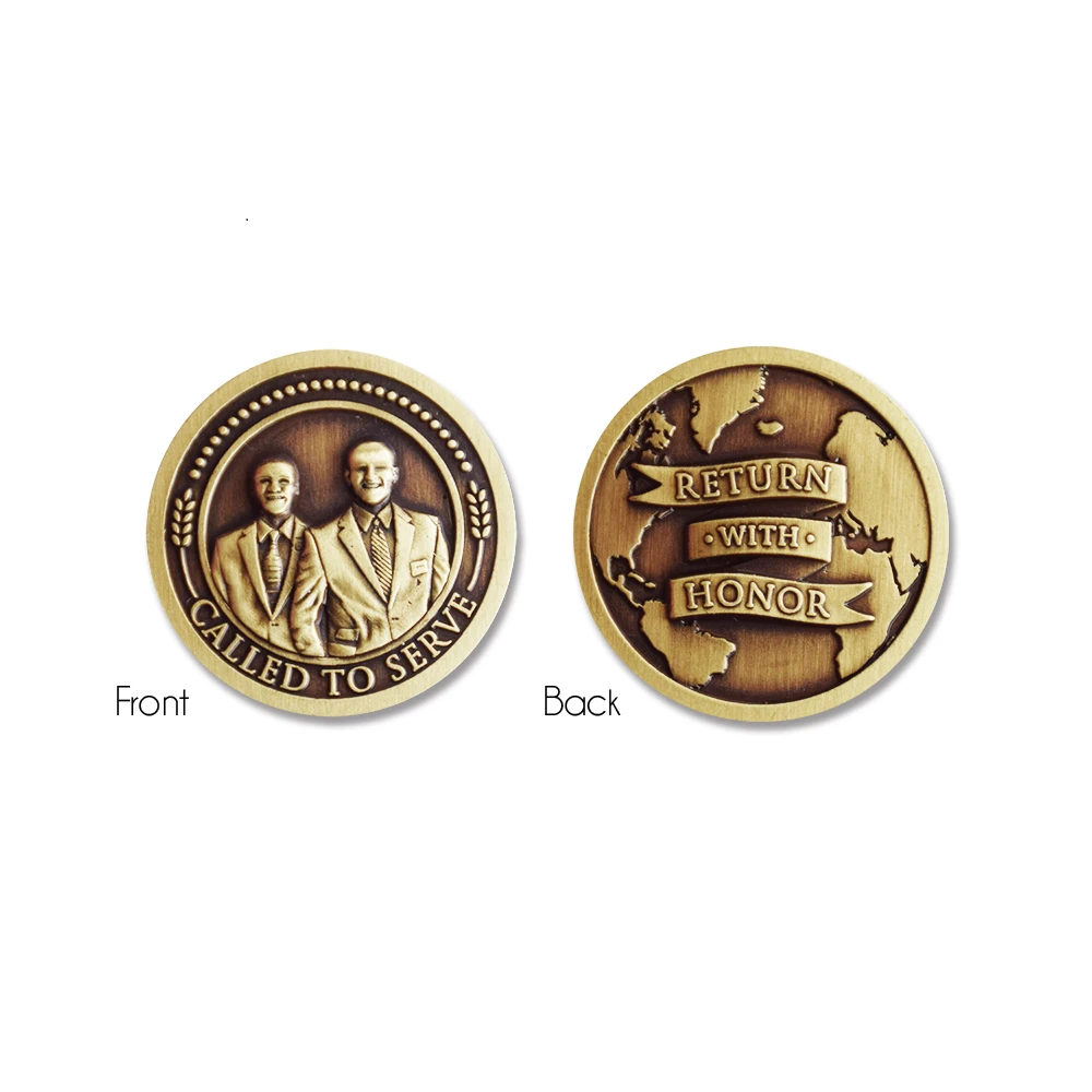 RM - Coin - YOUNG MEN Challenge Coin<BR/> 若い男性チャレンジコイン（伝道活動）