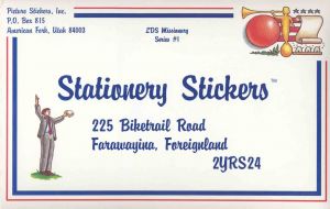 SS - Scripture Stickers - Missionary Stationary/52 count<BR> ŵƥå붵ѡʣˡں߸˥ۡܺ߸˾ʡ