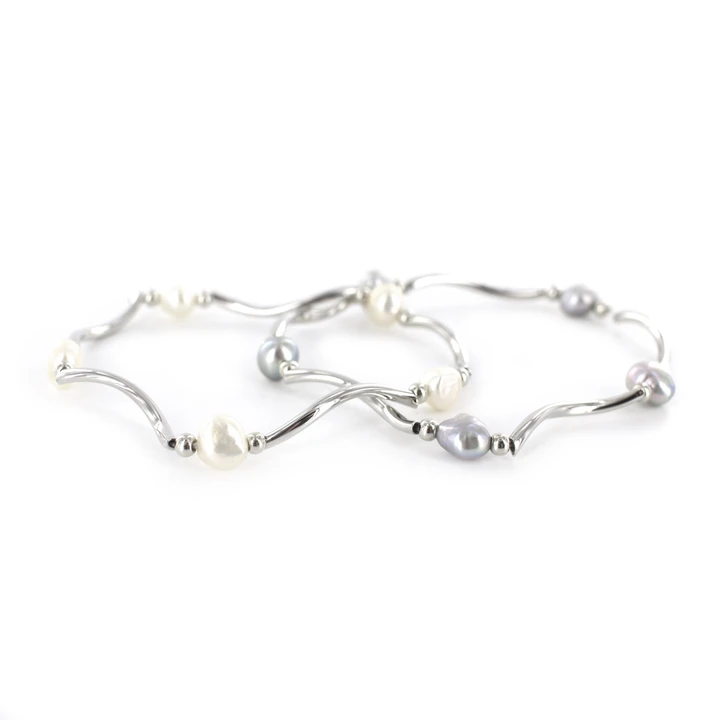 CF - Bracelet - Pearl - Baptism - Bracelet - Double<BR>ѡ롢Хץƥ(֥)֥쥹å