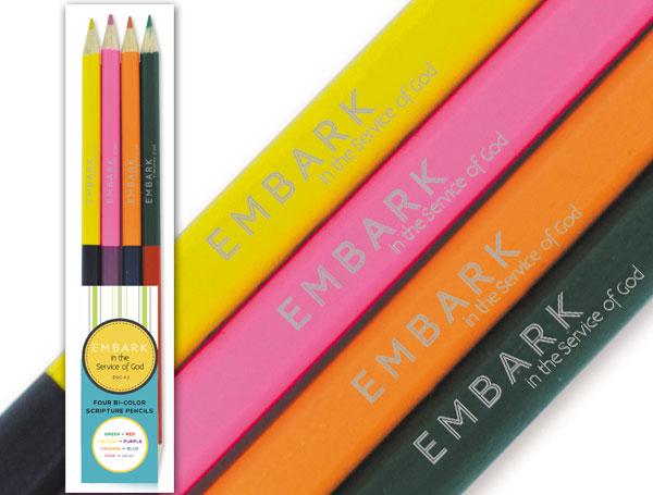 CF - Pencils - Embark in the Service of God - Pencils - Bi-Color <BR>「神の務めに出で立つ 」バイカラー鉛筆