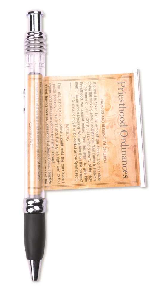 CF - Pen - Priesthood Ordinances - Pen - Scroll<BR>神権の儀式巻物タイプのペン
