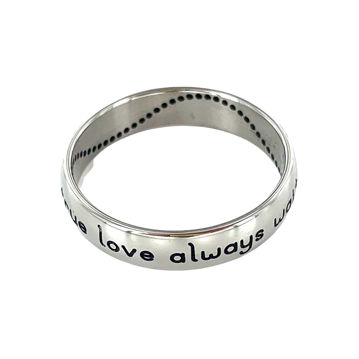 CF - Ring - True Love Always Waits Purity Ring<BR>「真の愛は待つこと」ピュリティリング