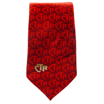 RM - Tie - Mens CTR Adult Club Red Tie<br>ネクタイ　（成人）　CTR アダルトクラブ　赤色【残り僅か】