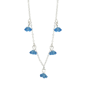 RM - Necklace - Forget Me Not Charm Necklace<BR>忘れな草　ネックレス【日本在庫商品】