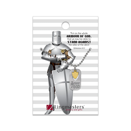 RM - Necklace - Armour Of God Dog Tag  Armour Of God Dog Tag<BR>ドッグタグネックレス 「神の武具」【日本在庫商品】