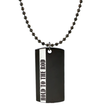 RM - Necklace - Hold to the Rod Dog Tag<BR>ドッグタグネックレス　鉄の棒