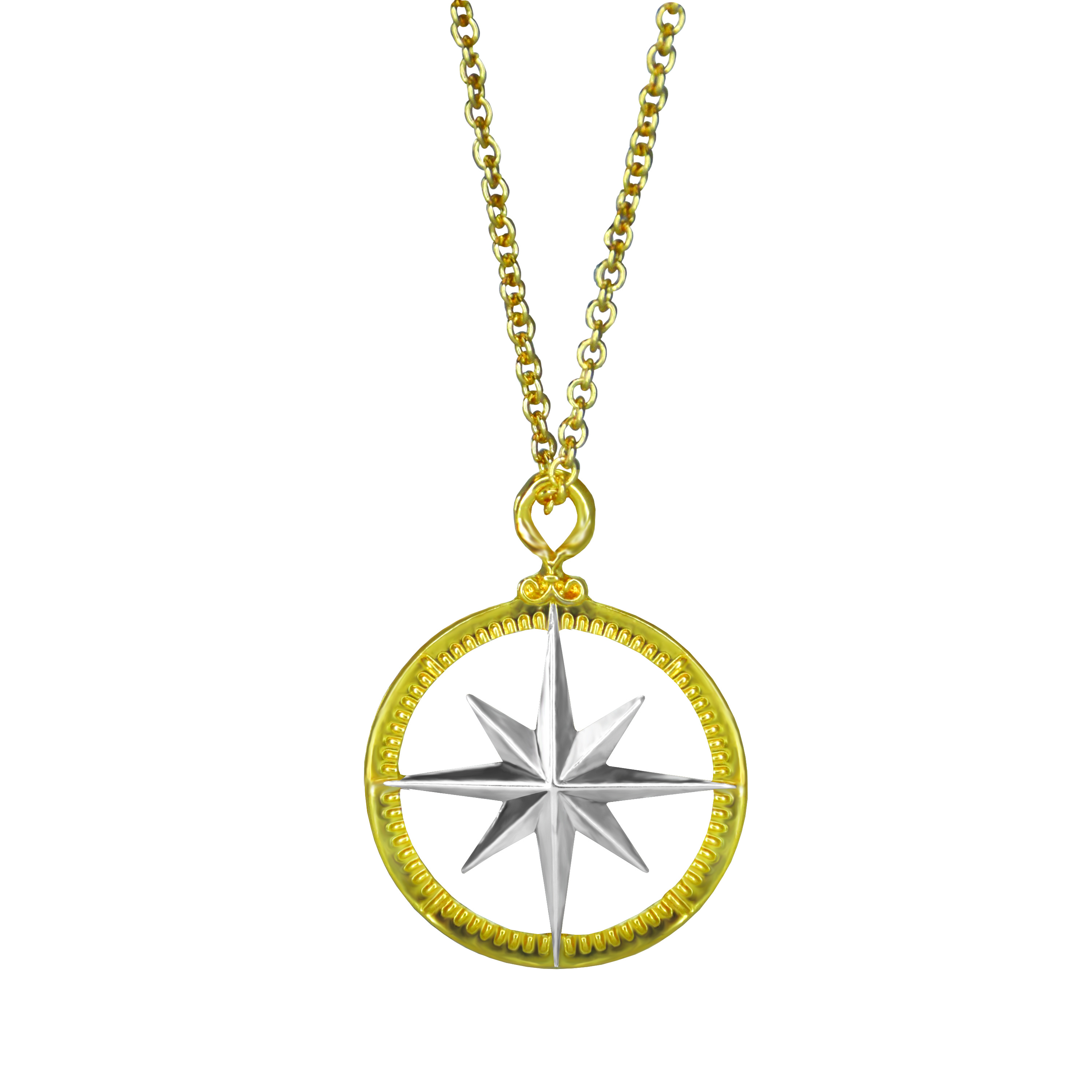 RM - Necklace - My Missionary Compass Necklace<BR>ネックレス - 宣教師 コンパス【日本在庫１点】