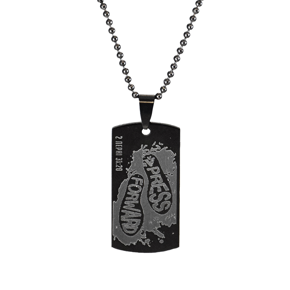 RM - Press Forward Dog Tag<BR>϶ʤޤʤФʤʤ - ɥåͥå쥹