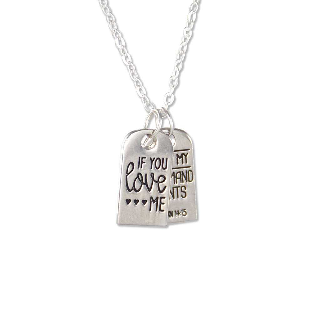 RM - Necklace - Keep My Commandments Necklace<BR> ネックレス 「…私の戒めをまもるべきである」【日本在庫商品】