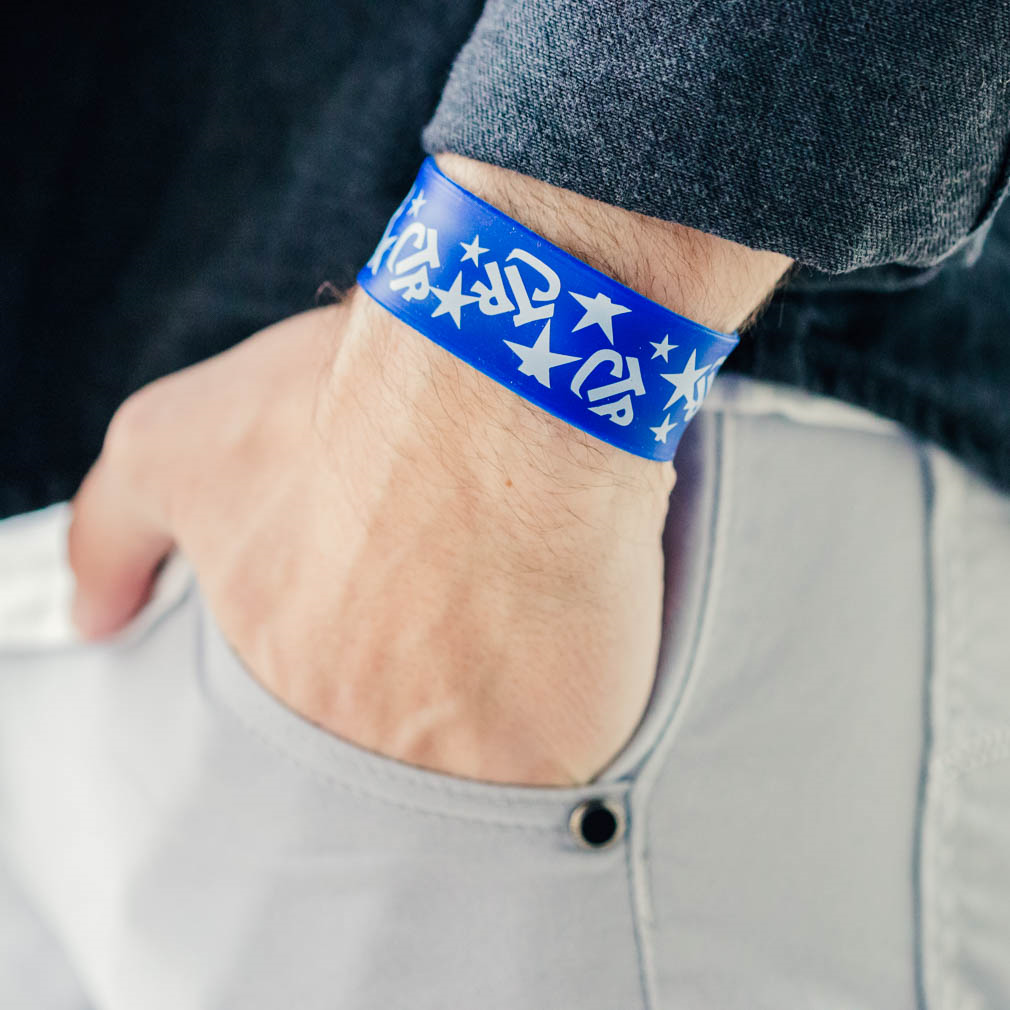 RM - Bracelet - Blue CTR Slap Bracelet<BR>CTRブレスレット（青）【日本在庫】