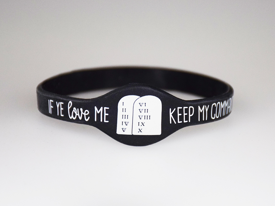 RM - Wristband - Keep My Commandments Wristband<BR>2019年テーマ リストバンド 「…わたしの戒めを守るべきである」