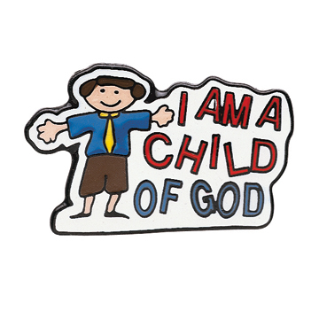 RM - Pins - I am a Child of God Boy Pin λҤǤ(ˤλҡѸ)ԥ(߸˸¤)