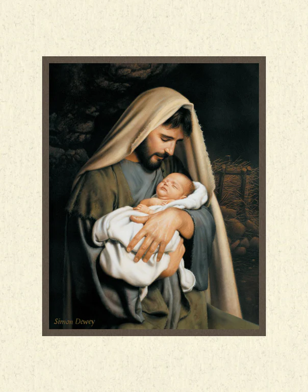 AF -8x10 - Print - In the Arms of Joseph by Simon Dewey - 8x10 print matted to 11x14
