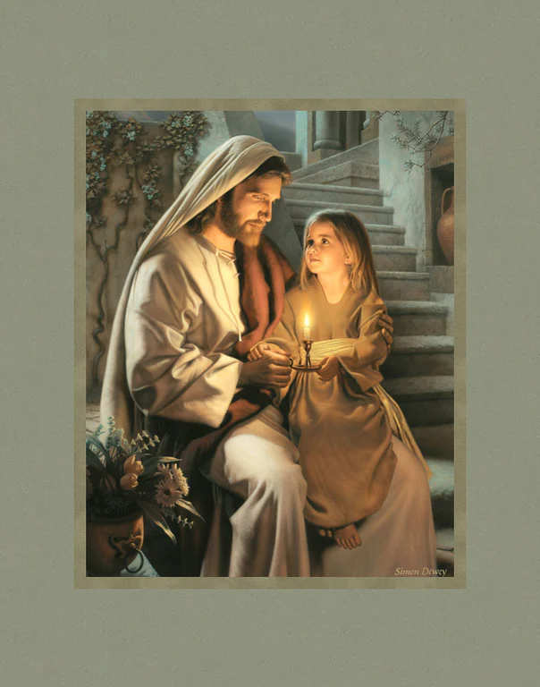 AF -8x10 - Print - Let Your Light So Shine by Simon Dewey - 8x10 print matted to 11x14