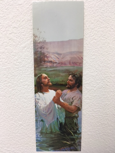 SZ - Bookmark - Baptism of Christ <BR> - LXg̃oveX} y{݌Ɍz