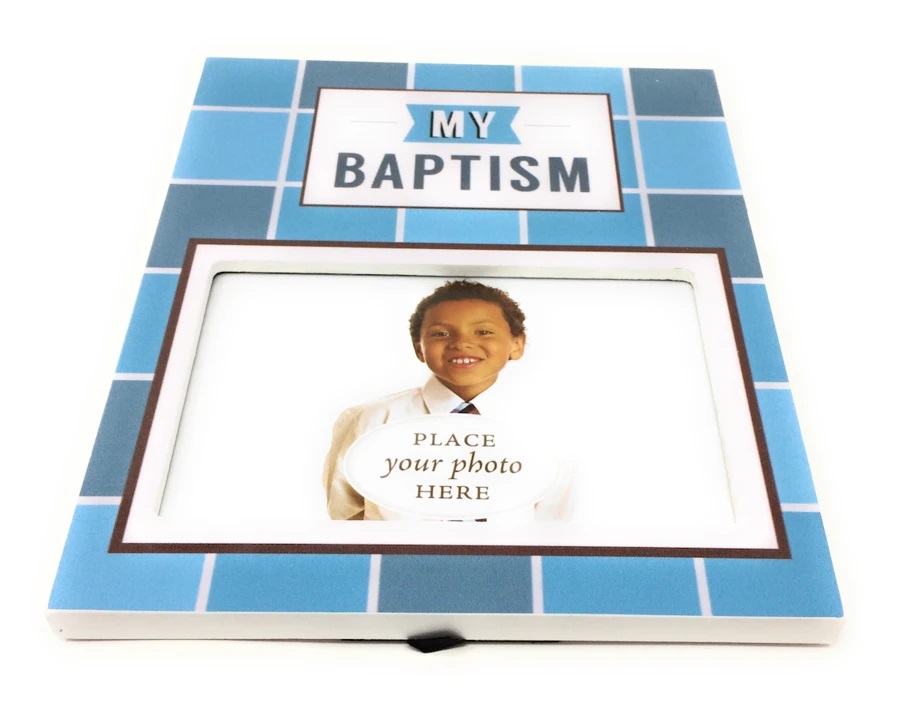 CF- Baptism - Picture Frame - Boy<BR>Хץƥޤμ̿ۡˤλҡ
